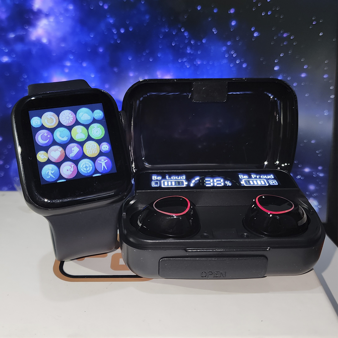 Combo Reloj T500+ Audífono M10